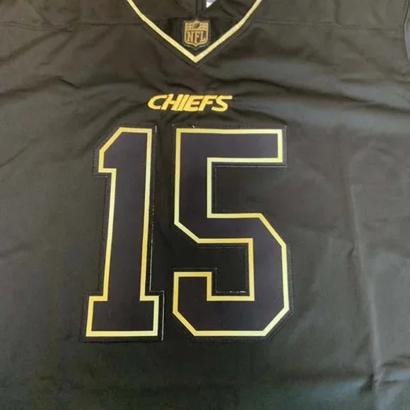 Patrick Mahomes Kansas City Chiefs Nike Black #15 Jersey